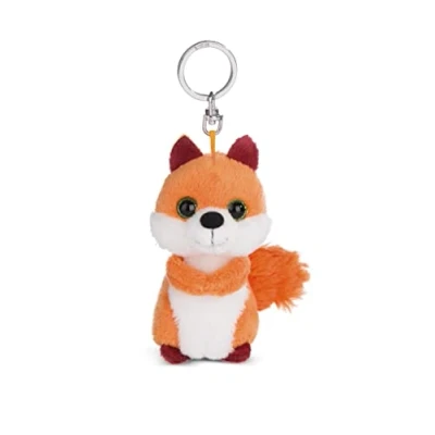 Immagine di NICI Scoiattolo Coleen Cuddly 10cm Arancione Dolcissimo Ciondolo sostenibile a Forma di Animale con Anello per cordini e Portachiavi, Colore, 49202