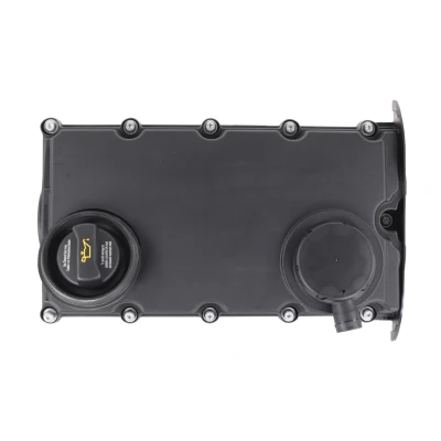 Immagine di VAICO V10 9985 coperchio Punterie con guarnizione valvole tappo di chiusura, bulloni/viti, valvola sfiato AUDI: A4 B7 Avant