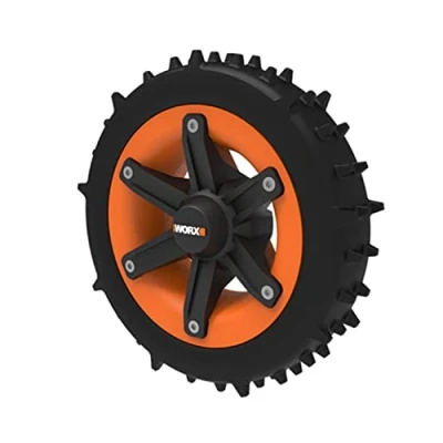 Immagine di WORX WA0955 ruote a L per robot tosaerba Landroid modello L, fuoristrada migliori caratteristiche di guida, accessorio originale Worx, compatibile con WR147E.1, WR148E e WR153E, WR155E