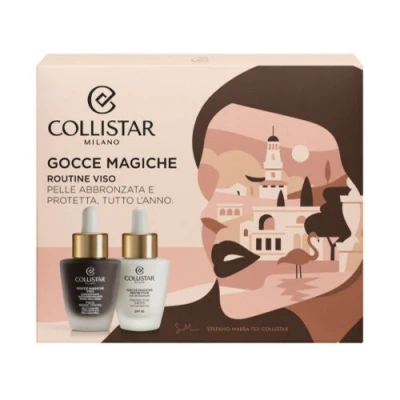 Immagine di Collistar Cofanetto Gocce Magiche Autoabbronzanti 30ml + Protettive SPF 50 30ml, Abbronzatura e Protezione, No Macchie, per Tutti gli Incarnati