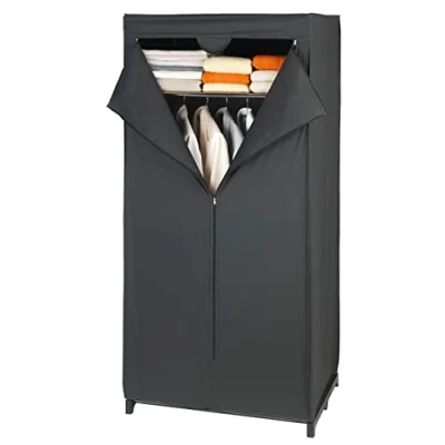 Immagine di Wenko Armadio Deep Black con ripiano Montaggio Semplice Nero