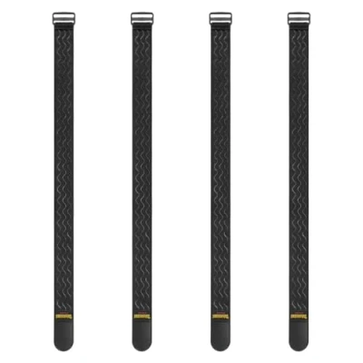 Immagine di Trilancer Cinghie Elastiche con Chiusura a Strappo e Dettagli Antiscivolo, 81x5cm (4 Pezzi) Multiuso, Ideali per Cavi, Bici, Bagagli, Attrezzatura da Campeggio Tappetini Yoga