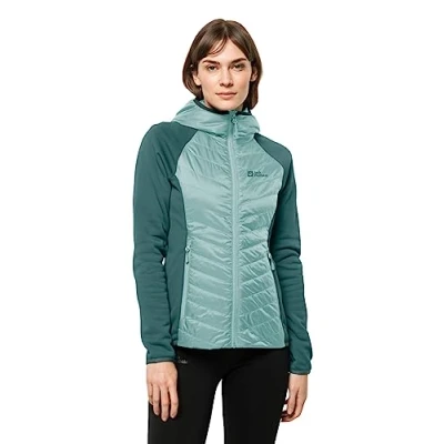 Immagine di Jack Wolfskin Routeburn PRO Hybrid W Giacca softshell, Donna, Taglia: Large, Sea foam