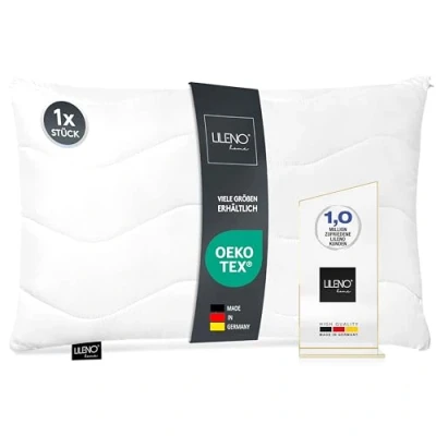 Immagine di Lileno Home Imbottitura per cuscino, 50 x 30 cm, set da 1 pezzo, cuscino interno trapuntato, chi soffre di allergie, in microfibra, come decorativo e divano, lavabile a 40 C
