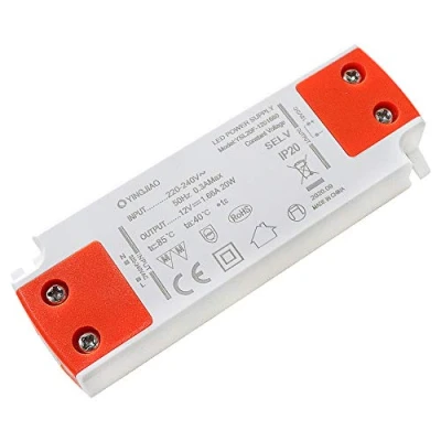 Immagine di 4VWIN Trasformatore di alimentazione A LED per da 12 V AC/DC, luci striscia LED, GU10, G4, MR16, MR11 lampadine (12 1.66 20 W)