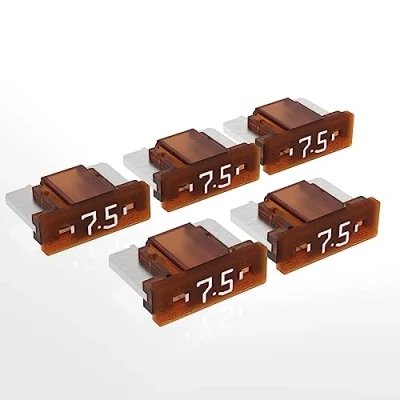 Immagine di AUPROTEC Mini LP Fusibili a lama 2A 30A fusibile innestabile per auto scelta: 7,5A amp marrone, 5 pz