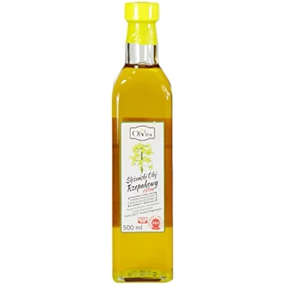 Immagine di olio di colza grezzo, spremuto a freddo e grezzo 500 ml