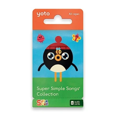 Immagine di Yoto Super Simple Songs Collection Scheda audio musicale inglese per bambini da utilizzare con Player e Mini lettore tutto in 1, Cantastorie di tutte le età