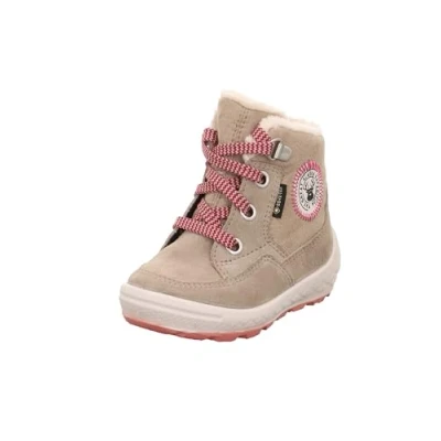 Immagine di Superfit Groovy 2.0 Warm gefütterte Gore Tex, Stivali da Neve, Beige/Rosa 4000, 27 EU Larga