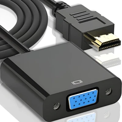 Immagine di Retoo Adattatore HDMI a VGA Convertitore da per Computer Desktop Laptop PC Monitor Proiettore HDTV Maschio Femmina 1080P Multi Full HD