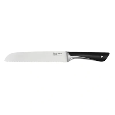 Immagine di Tefal Jamie Oliver K2670355 Coltello da pane, in acciaio INOX tedesco, 20 cm, colore: Nero
