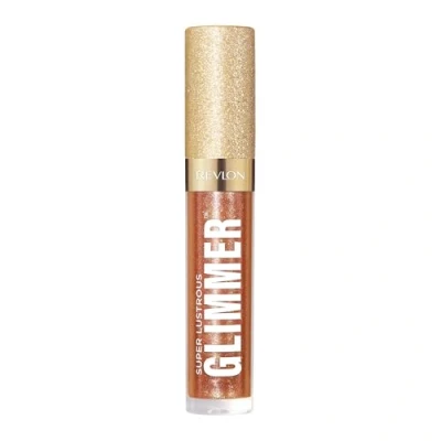 Immagine di Revlon Super Lustrous Glimmer Gloss, Glitterato Idratante e Rimpolpante, Finish Ultra Lucido Brillante, Formula a Base di Piante, 006 Bronze Spark, 3.8ml