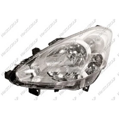 Immagine di PRASCO PG9104804 fari Sx H4 con motore regolazione assetto PEUGEOT: Partner / Ranch II Van