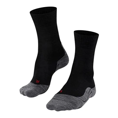 Immagine di FALKE TK5 Wander M SO lana filo funzionale sottili antivesciche 1 paio, Calzini da escursionismo Uomo, Nero (Black Mix 3010), 39 41
