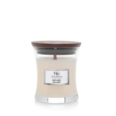 Immagine di WoodWick Scented Candle Mini White Honey 8 cm / ø 7
