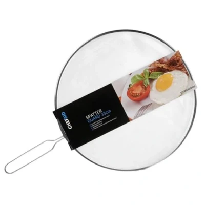 Immagine di Chef Aid Coperchio paraschizzi in Alluminio, 33 cm, Colore: Argento