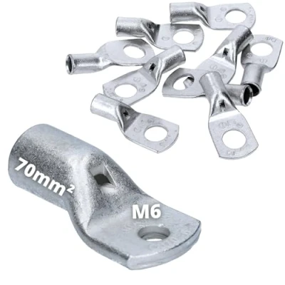 Immagine di 10 pezzi Cembre A14 della scarpa m6 tubo cavo 70 mm² unisoliert in rame stagnato