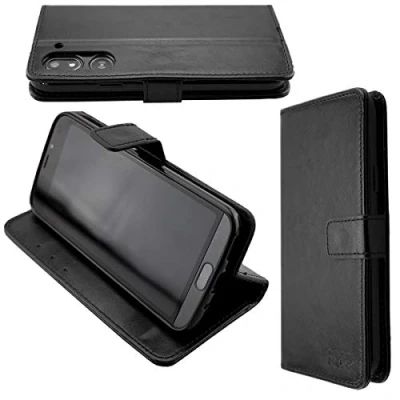 Immagine di caseroxx Custodia per Doro 8050/8050 Plus, Bookstyle Case protettiva book cover smartphone in colore nero