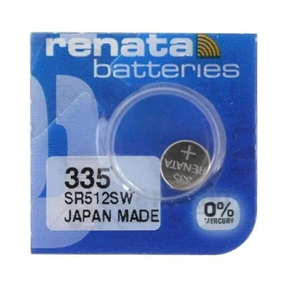 Immagine di Renata 1 batteria a bottone, 335, SR512SW, realizzata in Giappone