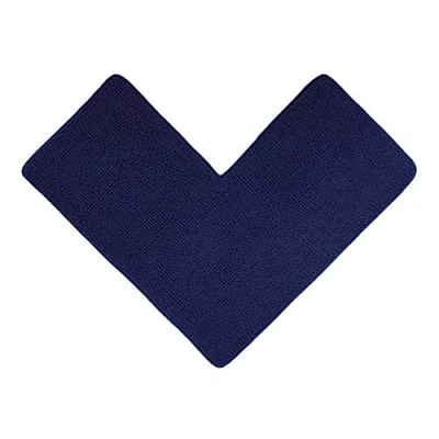 Immagine di WohnDirect Tappetino da Doccia angolare Blu Scuro Ideale per cabine quadrate, può Essere Combinato in Un Set, Antiscivolo e Lavabile tappeti Bagno &amp; 50 x 100 cm