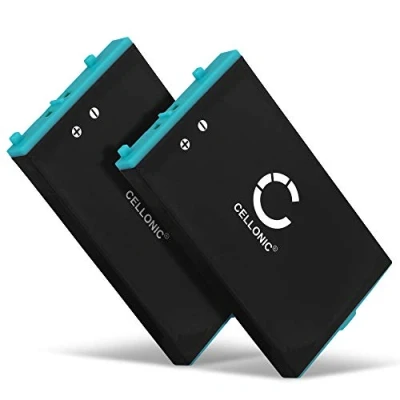 Immagine di CELLONIC 2X Batteria Compatibile con Nintendo Game Boy Advance SP, 900mAh 3.6V 3.7V Ricambio per consolle Controller palmare