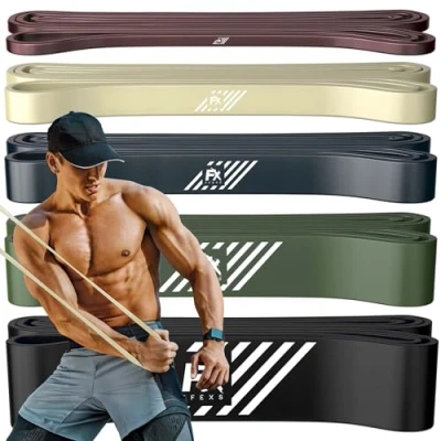 Immagine di Bande Elastiche di Resistenza Tirare Su Pull Up Fasce Fitness Sollevamento Crossfit Ginnastica Perfette per Pesi Forza Base Agilità Mobilità e Altri Tipi Allenamento