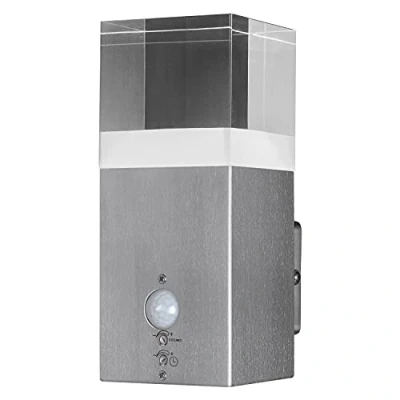 Immagine di LEDVANCE Endura Style Cube Sensor 4058075474154 Lampada LED da parete per esterno con rilevatore di movimento 5.00 W Acciaio