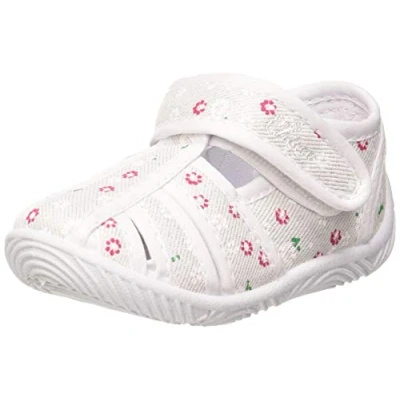 Immagine di Chicco, Pantofole Per Uso Interno Ed Esterno Casa, Casa e Asilo Con Strappo (2) Bambine ragazze, Bianco, 20 EU