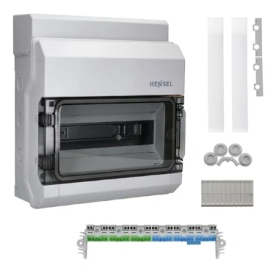 Immagine di Hensel KV1512 12TE Scatola dei fusibili KV a parete, alloggiamento automatico IP 54