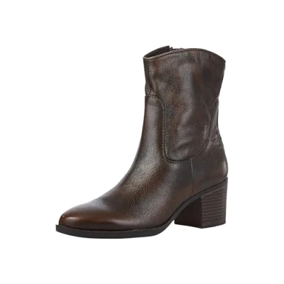 Immagine di MARCO TOZZI Stivaletti da Donna con Zip e Slip 2 25360 43, Stivali alla Moda, Cuoio Antic, 37 EU