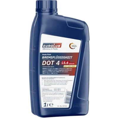 Immagine di EUROLUB 549001 Liquido per Freni LS.6 DOT4 (Class6), 1 litro