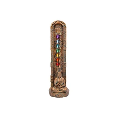 Immagine di Nemesis Now Bruciatore di incenso con Chakra ascendenti, 11 cm