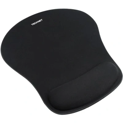 Immagine di TECKNET Tappetino Mouse con Poggiapolsi, Gaming Pad Ergonomico Memory Foam, Tocco Morbido e Impermeabile, Tappetini Supporto per Computer, Ufficio, Base di Gomma Antiscivolo