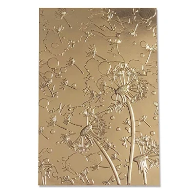 Immagine di Sizzix Cartella per goffratura 3 D Texture Impressions Dandelion Wish by Kath Breen, 665001, multicolore