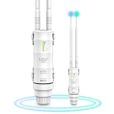 Immagine di FLASHOWL Ripetitore WiFi da Esterno 600Mbps Estensore di Portata Wi Fi Amplificatore Segnale 2,4 G/5G Doppia Banda Router Punto Accesso Antenne Resistenti alle Intemperie