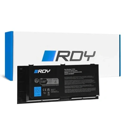 Immagine di RDY Batteria Notebook FV993 FJJ4W PG6RC R7PND RY6WH T3NT1 DWG4P V7M28 FVWT4 per Dell Precision M4600 M4700 M4800 M6600 M6700 M6800 (Capacità: 4000 mAh 11.1V)