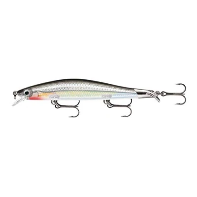 Immagine di Rapala Artificiale Spinning Ripstop Esca di Simulazione per Pesca in Acqua Dolce con Doppio Labbro profondità Nuoto 1.3, 1.3 1.6m 12cm/14g Prodotta Estonia Silver Unisex Adult, 12 cm / 14 g