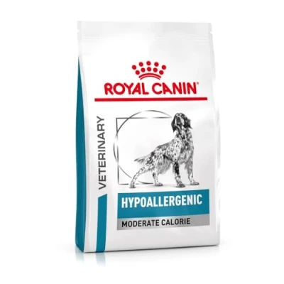 Immagine di Royal Canin Hypoallergenic Moderate Calorie Canine Veterinary Crocchette per cane 14 kg
