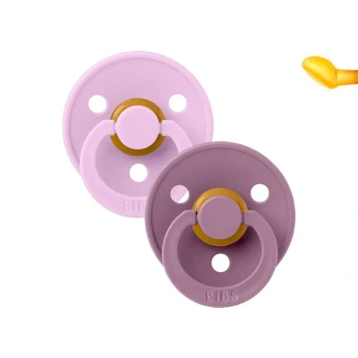 Immagine di 2 Succhietti BIBS Colour Anatomica Violet Sky/Mauve