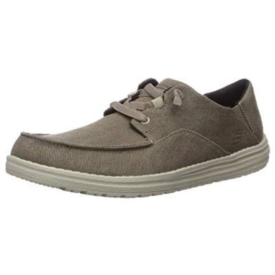 Immagine di Skechers Melson Volgo Canvas Slip On, Mocassino Uomo, Marrone, 41 EU