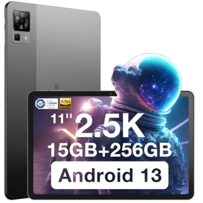 Immagine di DOOGEE Tablet 11 Pollici, T30 PRO Android 13 Tablet, 2.5K PC/Helio G99 Octa Core/15GB RAM + 256GB ROM (2TB TF)/8580mAh Gaming Tablet/20MP