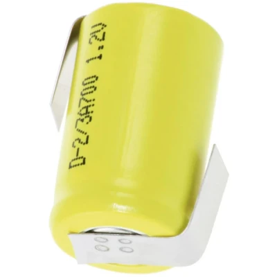 Immagine di Mexcel 2/3A ZLF Batteria ricaricabile speciale 2/3 a linguette saldare Z NiCd 1.2 V 670 mAh