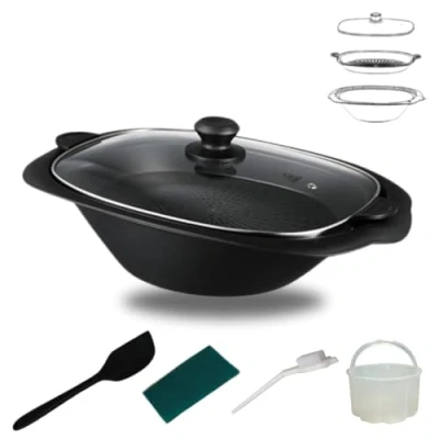 Immagine di STARLYF Chef Tony Kitchen Robot, robot da cucina, 500 W, 10 velocità, multifunzione, becco, miscela, tritura, bollire, temperatura 0 a 100% (set di accessori)