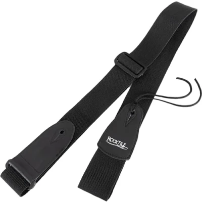 Immagine di Rocktile Tracolla per chitarra, nylon, nera