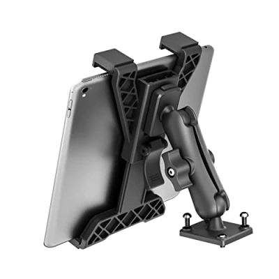 Immagine di OHLPRO Supporto Tablet da Auto, Porta iPad con Base Forata Heavy Duty per Cruscotto, Compatibile 7&quot; a 11.5&quot; Pro, Mini, Samsung, Muro Ideale Scrivanie, Pareti, Camion