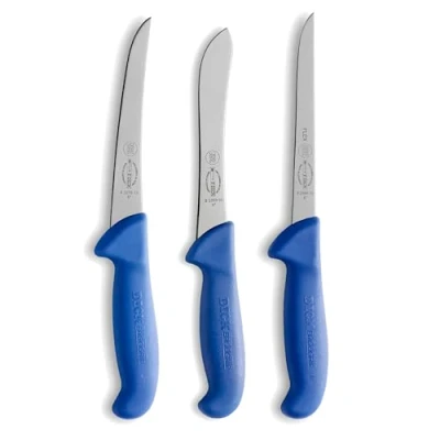 Immagine di F. DICK 82559100 Set di 3 coltelli ErgoGrip (15 cm flessibile, A. coltello 15 cm, HRC 56)