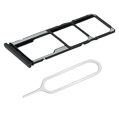 Immagine di MMOBIEL Cassetto Scheda Dual SIM di Ricambio Compatibile con Xiaomi Redmi Note 10 Pro 2021 INCL. Pin Supporto Grigio