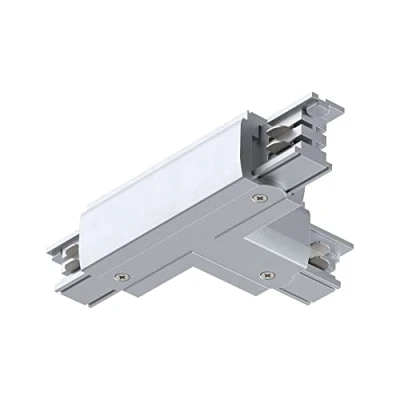 Immagine di Paulmann 91377 ProRail3 T Connect Erde Componente per sistema su binario ad alta tensione Giunto a Argento