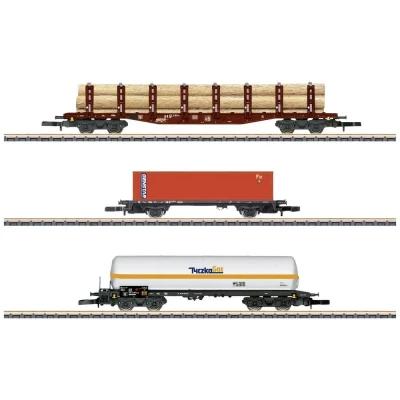 Immagine di Kit vagoni merci Z di DB, MHI Märklin 82596