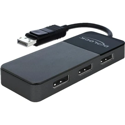 Immagine di Delock Signalsplitter (Micro USB, 23 cm), Adattatore dati + video, Nero